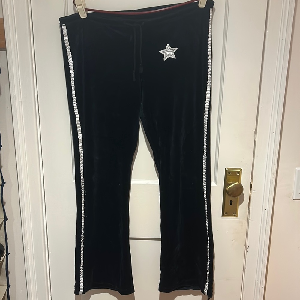 Y2K Velour Flare Pants